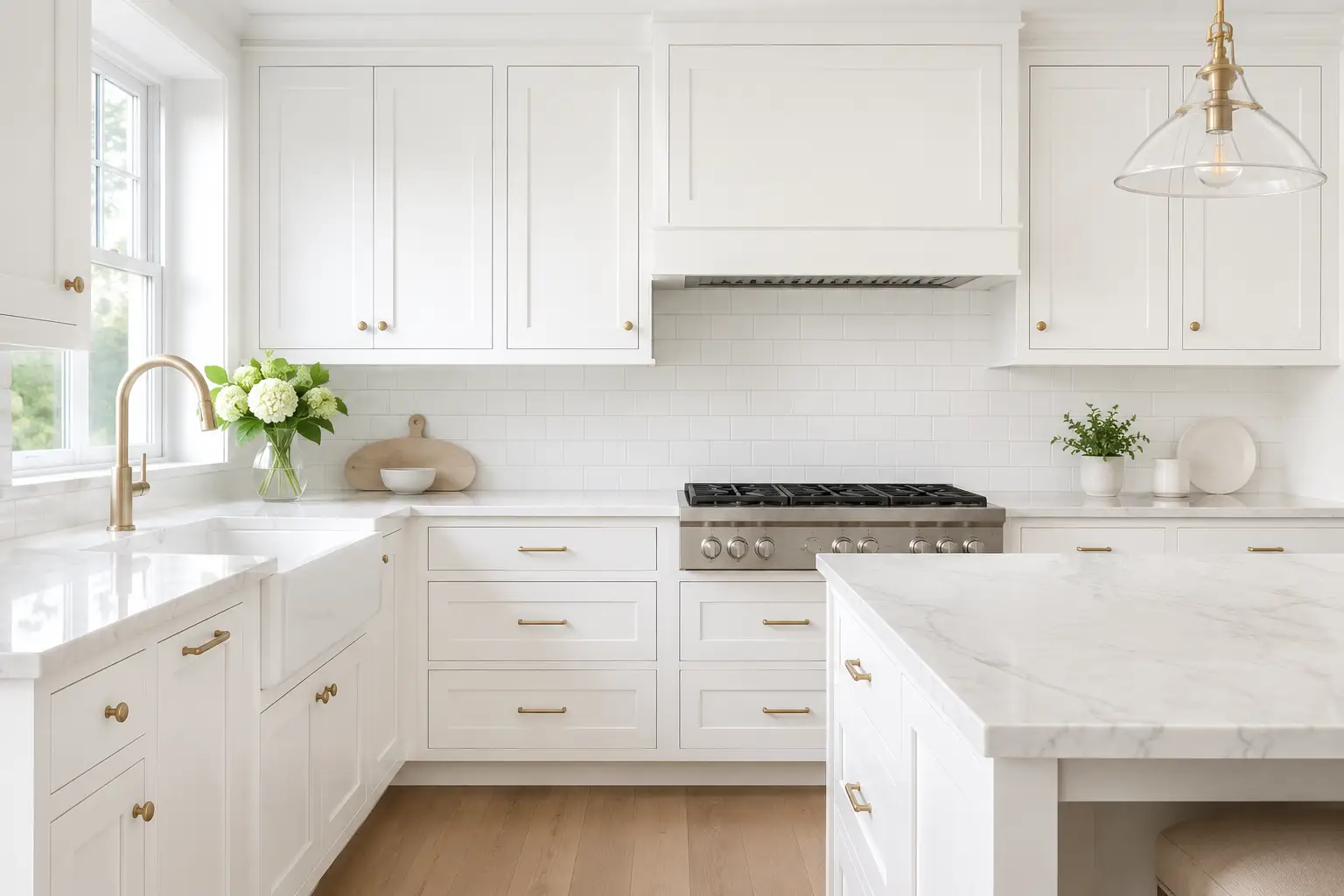 Marble White Shaker Suite