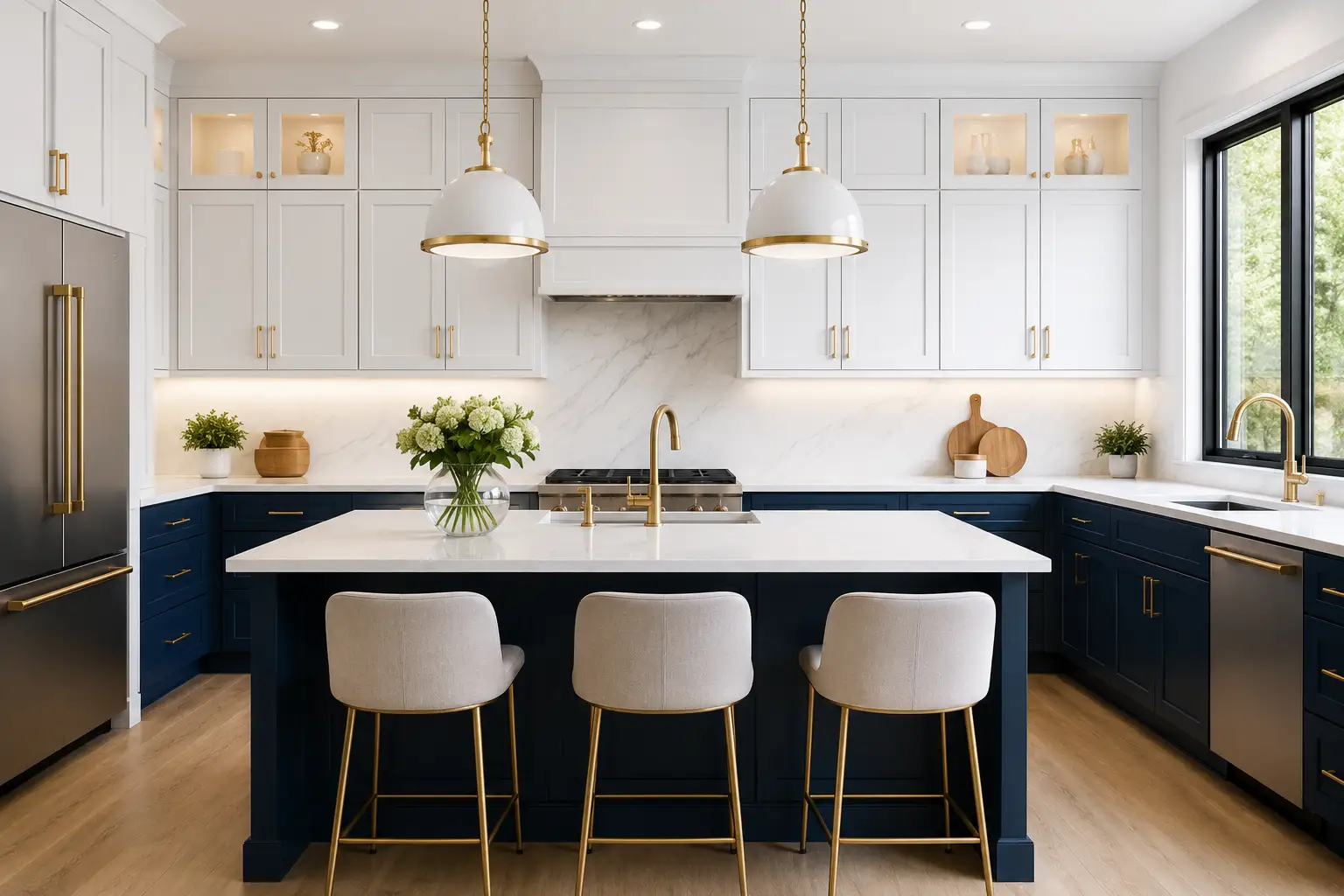 Navy Island Shaker Kitchen
