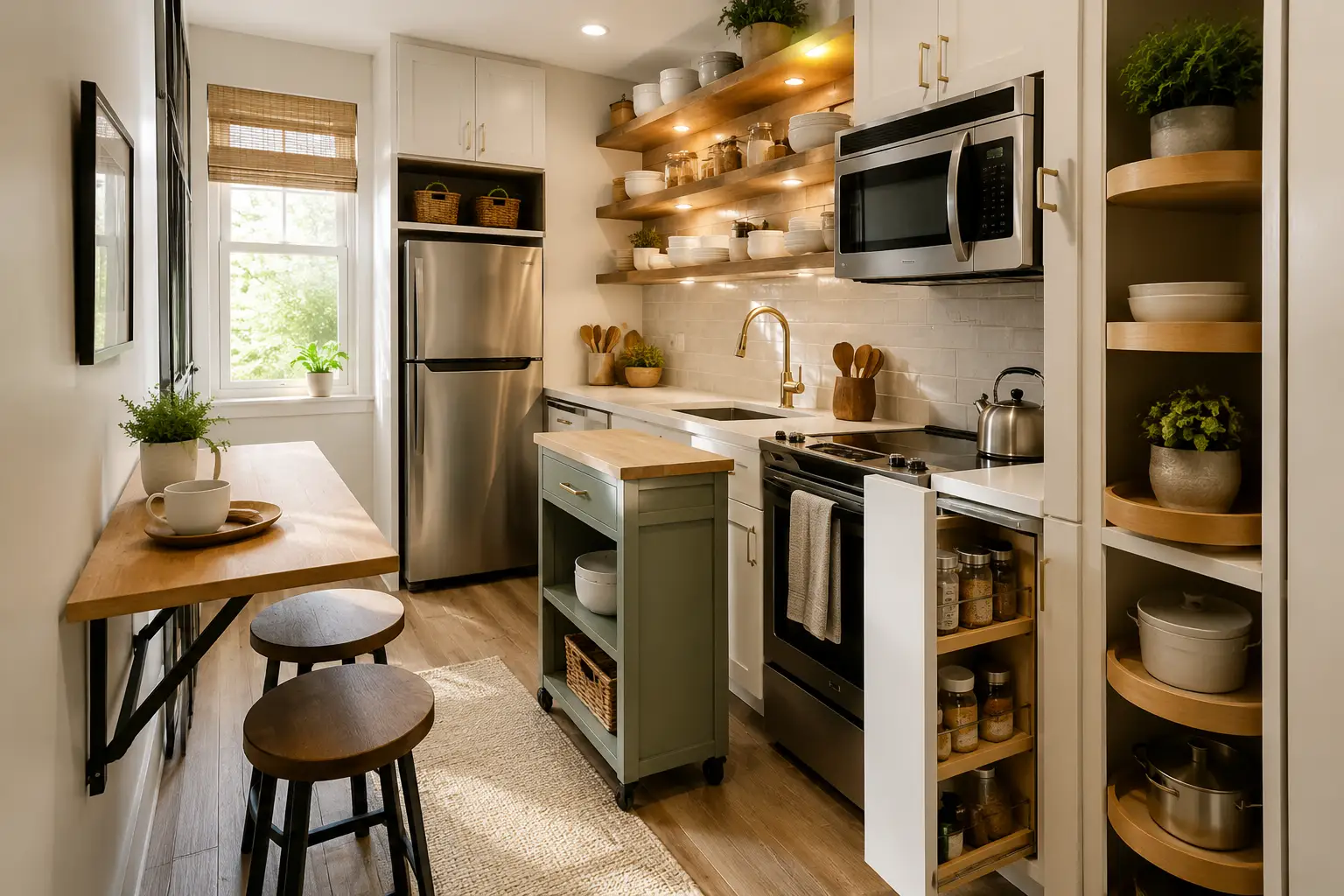 Cottage Olive Shaker Kitchen