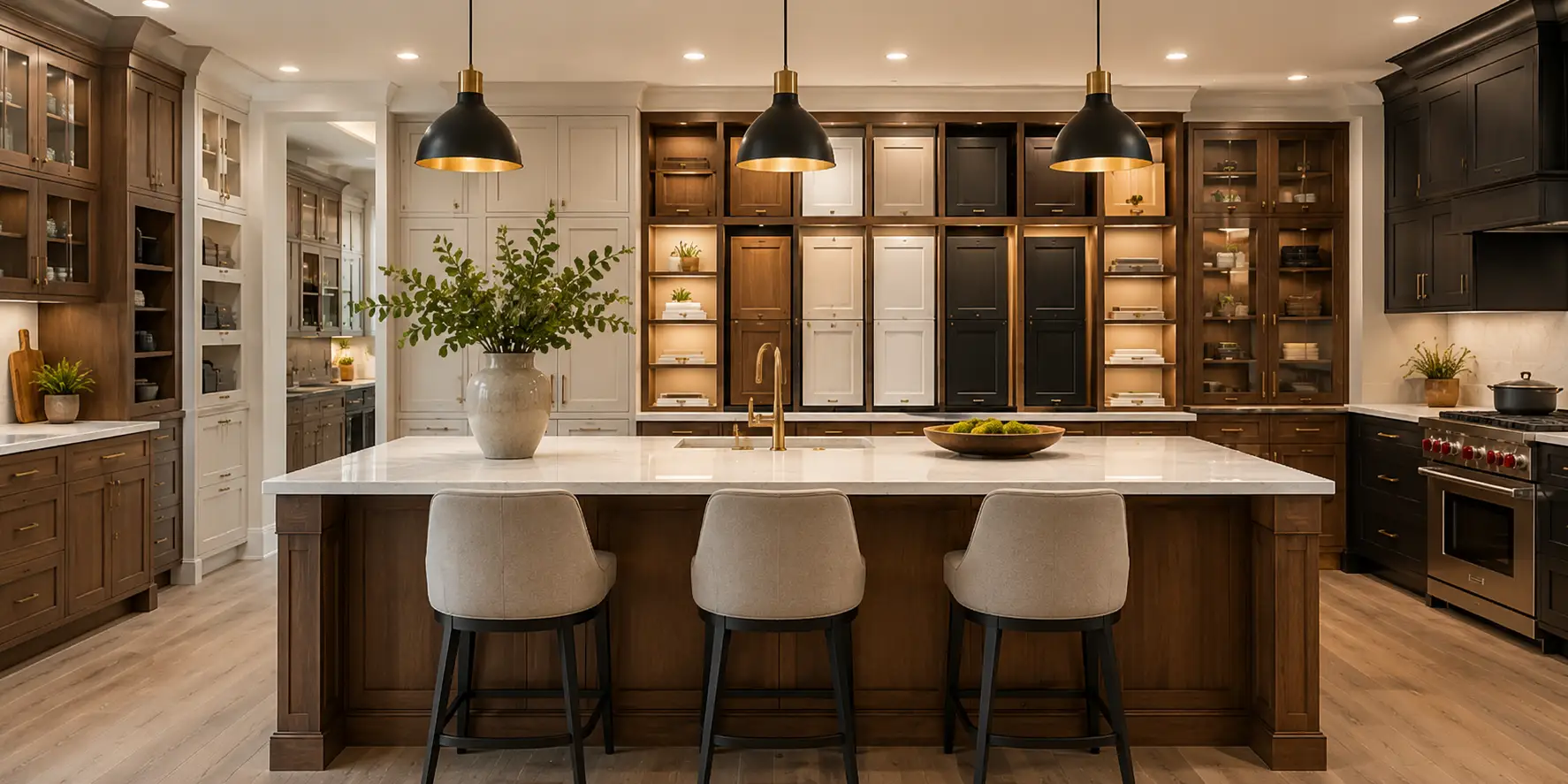 Display Cabinet Wood Kitchen