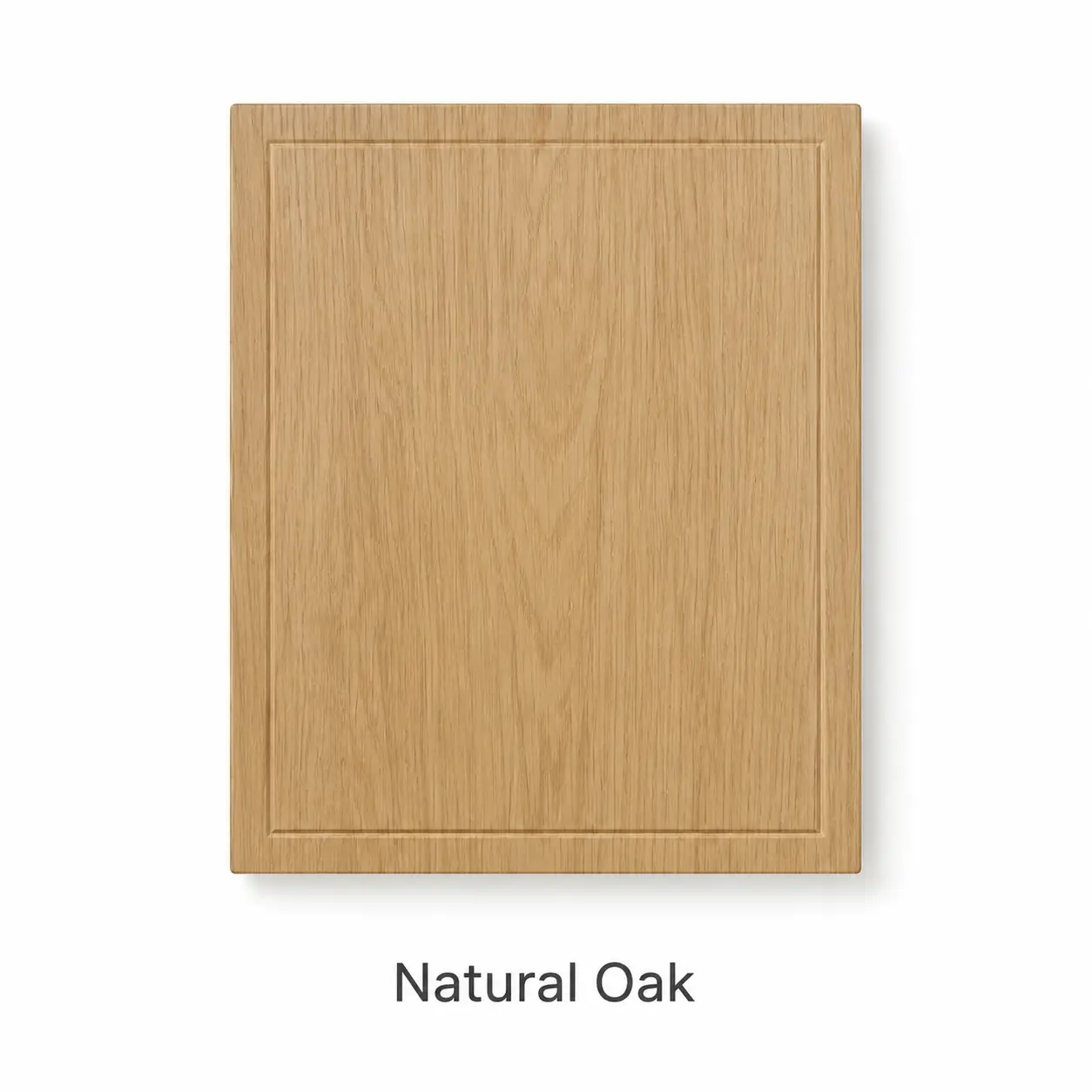 Natural Oak cabinet finish