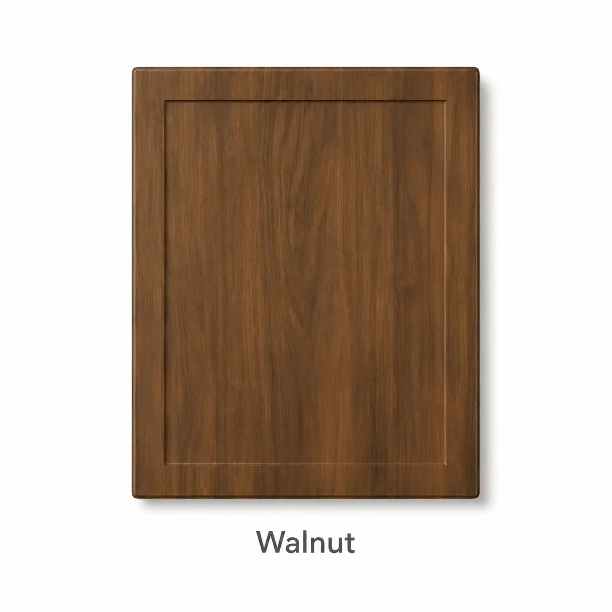 Walnut cabinet finish
