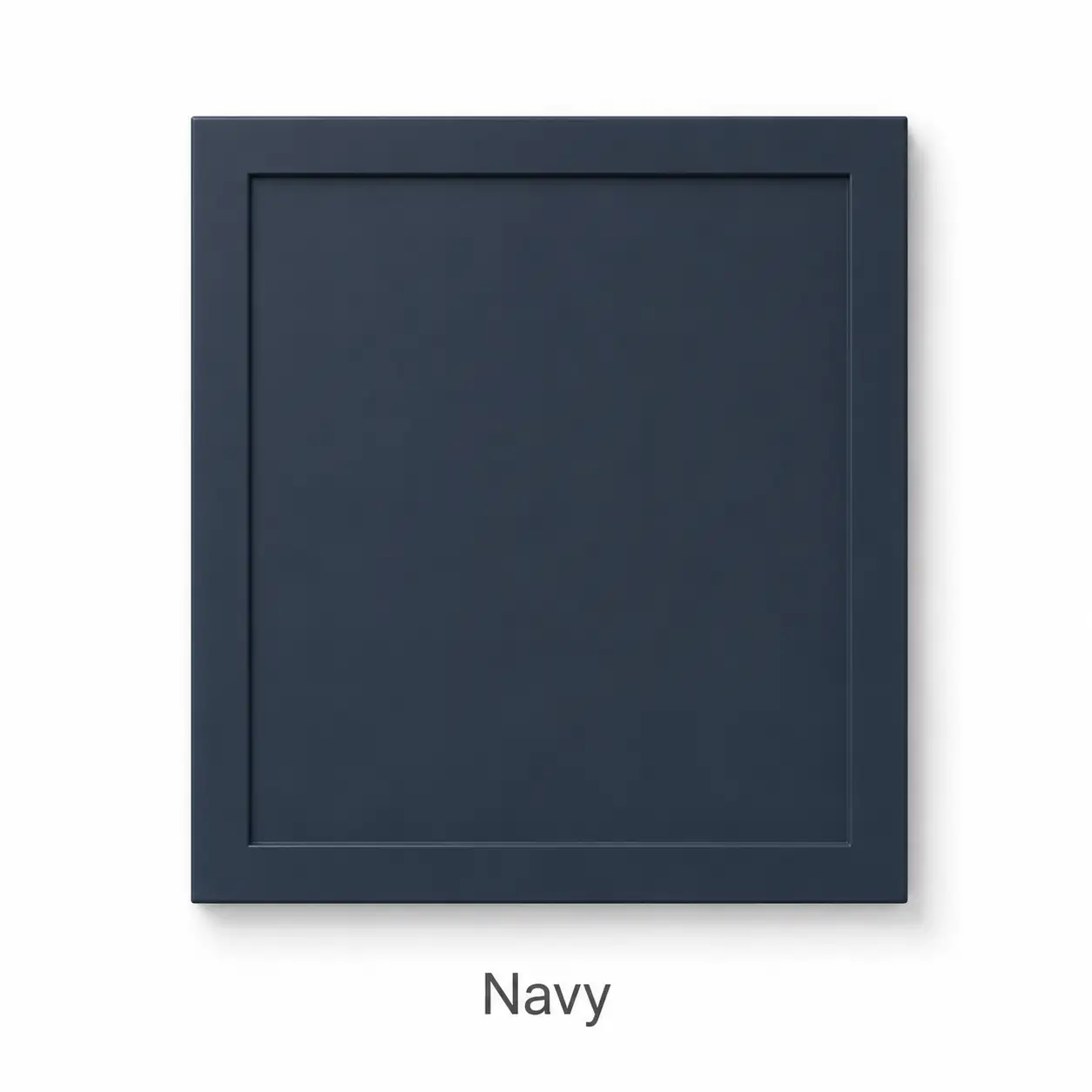 Navy cabinet finish