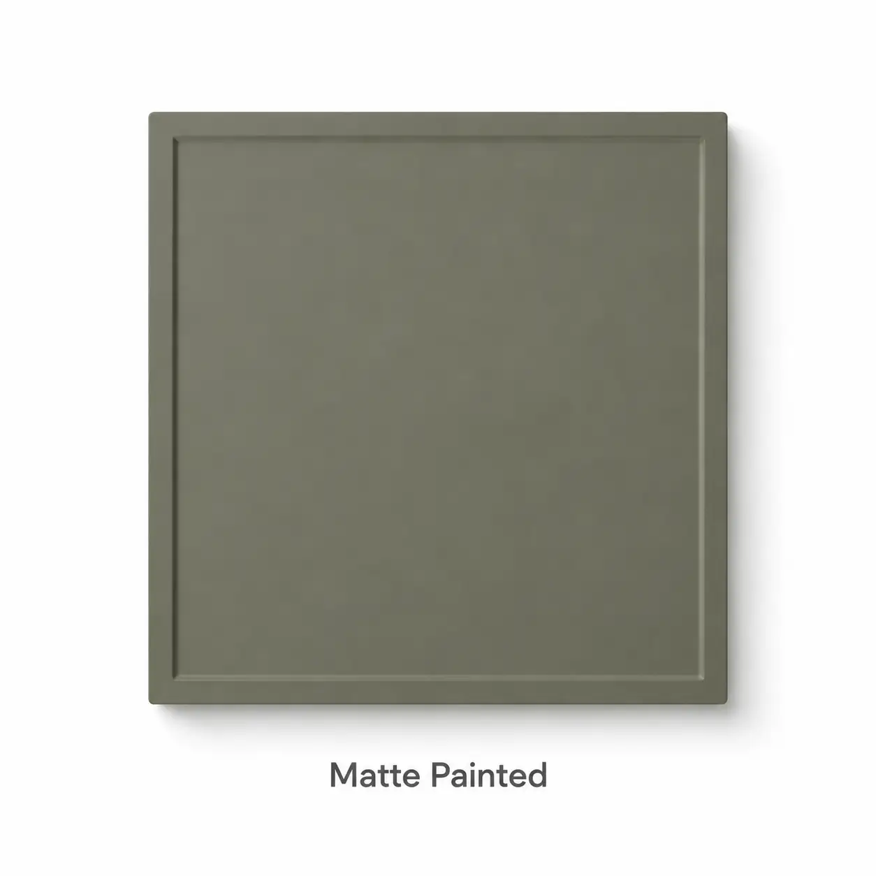 Matte Painted cabinet finish